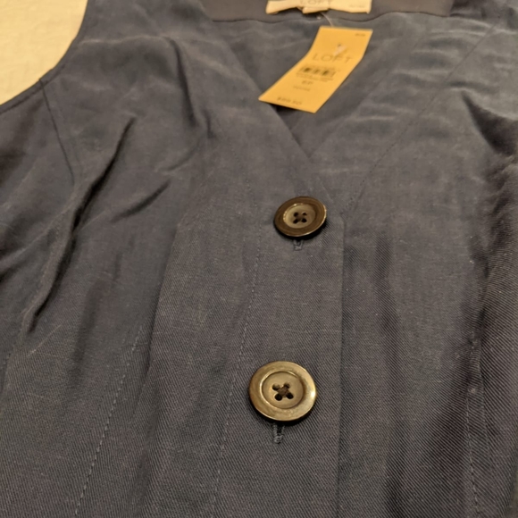 NWT Loft Button Down Dress - Picture 2 of 7